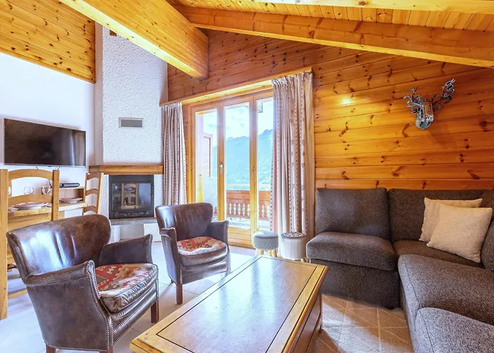 Lüks kamp alanı 3-bedroom In Veysonnaz